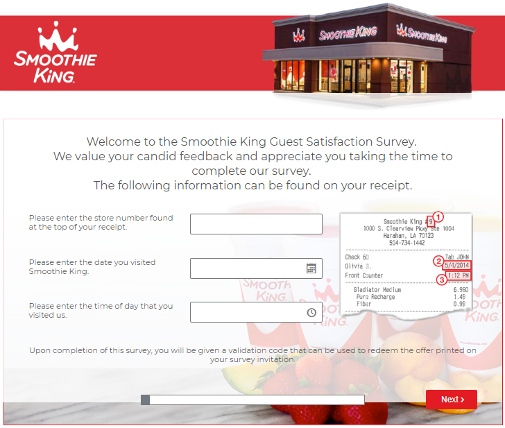 Smoothie King Feedback