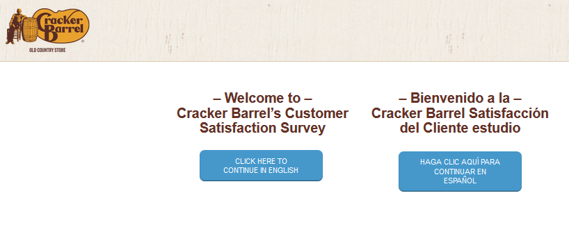 Cracker barrel survey
