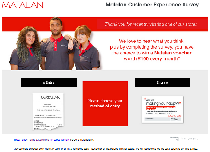 matalan survey