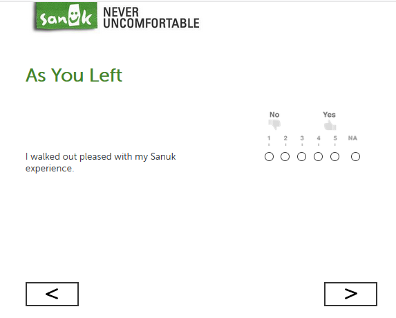 sanuk survey