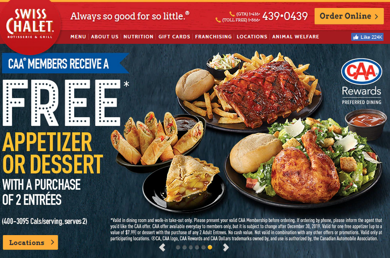 swiss chalet feedback