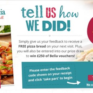 bellaitalia survey