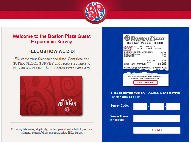 TellBostonPizza Survey